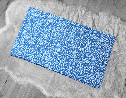 IKEA Bankkamrat, Hemmahos, Stuva Bench Pad Cover  Indigo Indian Print