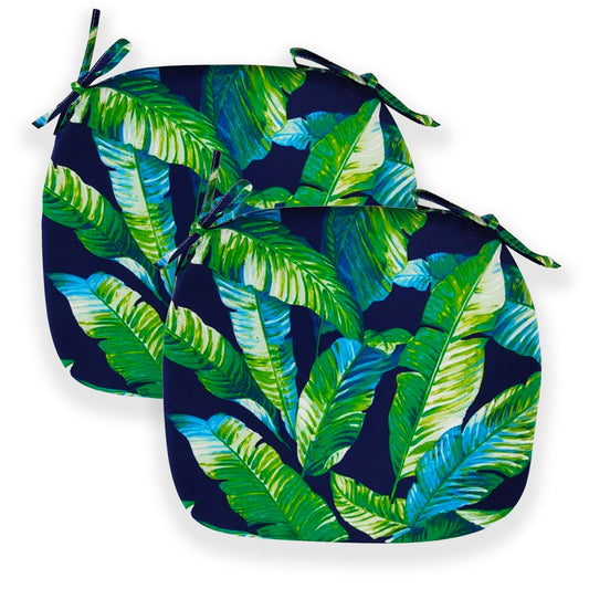 Blue Palms U-Shape Outdoor Chair Pads – Set of 2 – Compatible with IKEA Tarno, Ingolf & Sundso