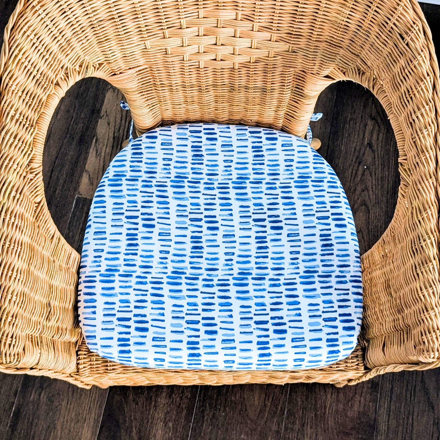 Blue Rain U-Shape Outdoor Chair Pads – Set of 2 – Compatible with IKEA Tarno, Ingolf & Sundso