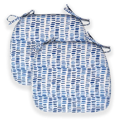 Blue Rain U-Shape Outdoor Chair Pads – Set of 2 – Compatible with IKEA Tarno, Ingolf & Sundso
