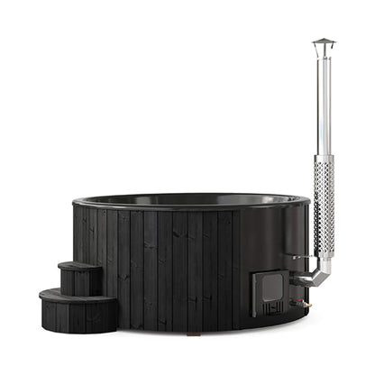 SaunaLife Model S6B 7-Person Soak-Series Home Wood-Burning Hot Tub [SL-MODELS6B] (SAK13679)