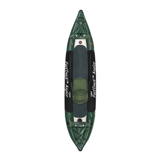 Sea Eagle 385FTA FastTrack 2- Persons Angler Inflatable Hunter Green Fishing Kayak, 12FT [385FTAK] (SAK80139)