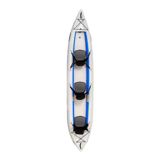 Sea Eagle 465FT FastTrack 3-Person UltraLight Weight Inflatable Kayak, 15FT [465FTK] (SAK96507)