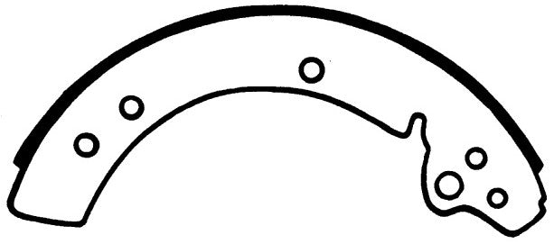 Porterfield Brake Shoes for 1972 VOLVO P1800