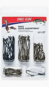 Eagle Claw Bass Assortment 67 count