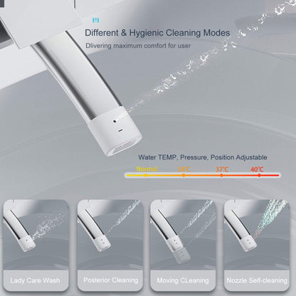 Smart Auto Dual Flush Tankless Toilet With Heated Bidet, Auto Open And Close (SAK37415)