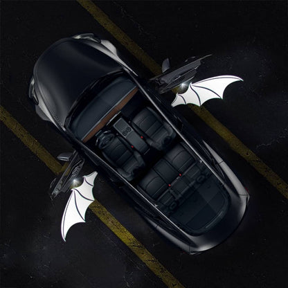 TESERY Angel Wings Door Welcome Lights for Model 3/Y/S/X