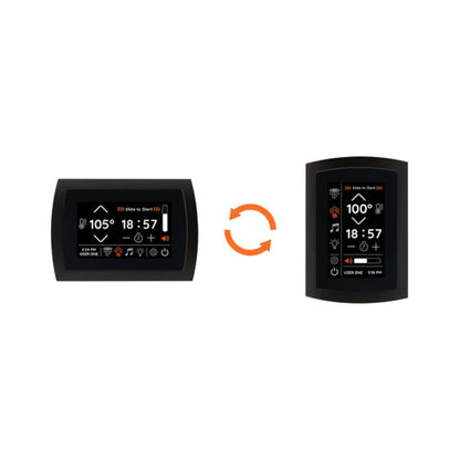 ThermaSol SignaTouch Flushmount 5-Inch Digital Shower Steam Control Package With Serenity 10 [TWPSR] (SAK84375)