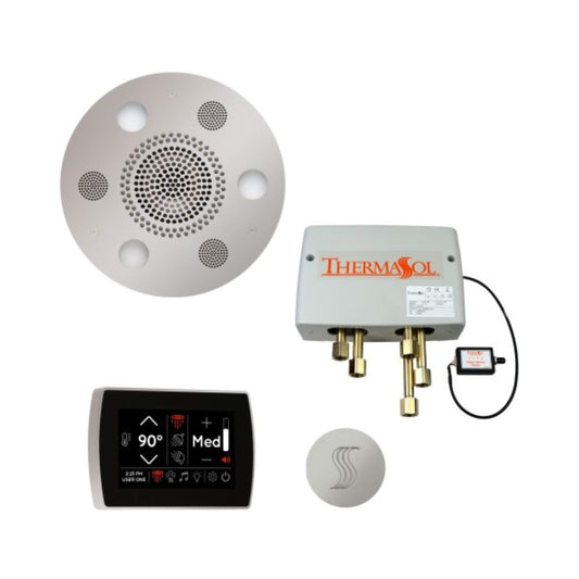 ThermaSol SignaTouch Flushmount 5-Inch Digital Shower Steam Control Package With Serenity 10 [TWPSR] (SAK84375)