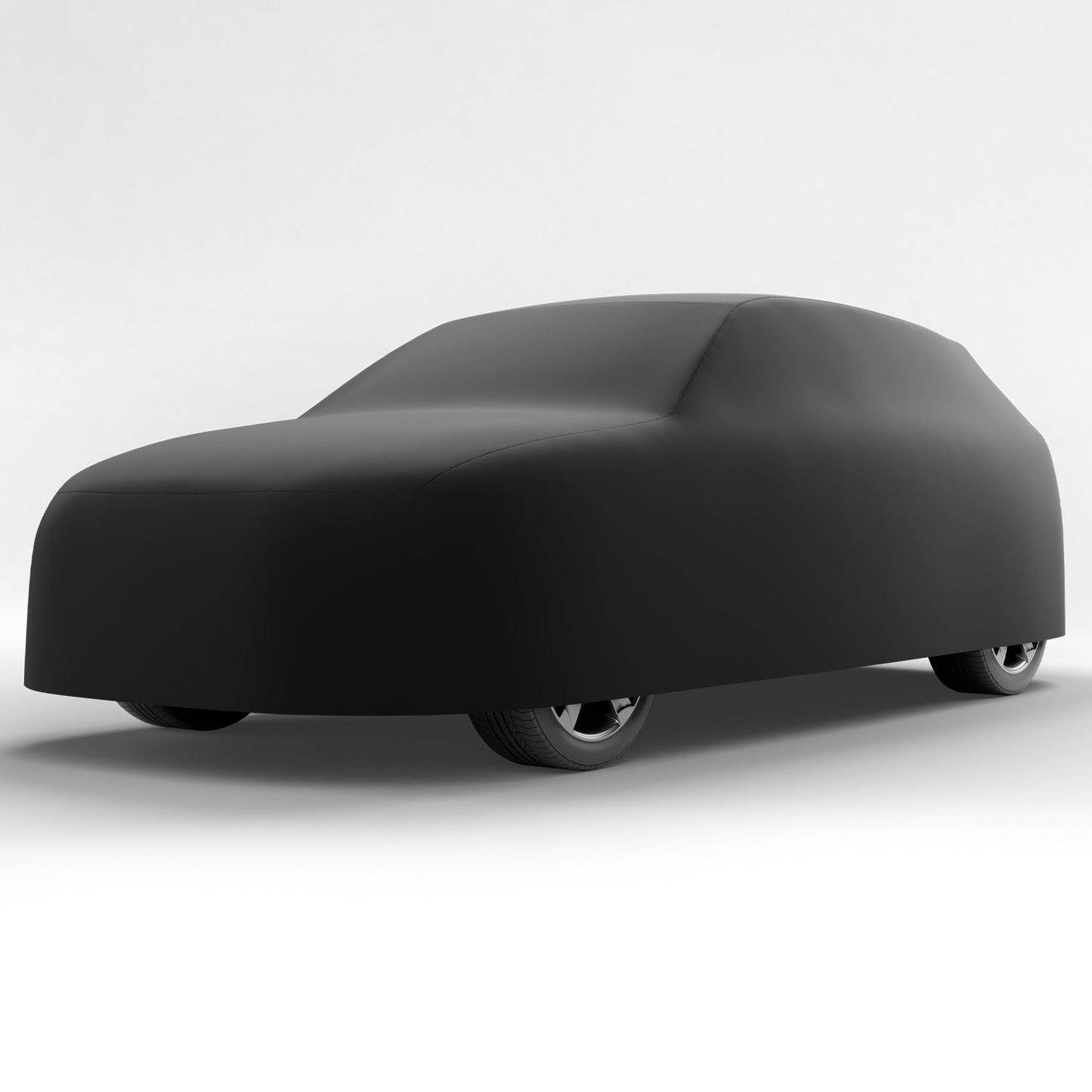 Black Satin BL - Black Car Cover for Mitsubishi Mirage 1990 Hatchback 2-Door