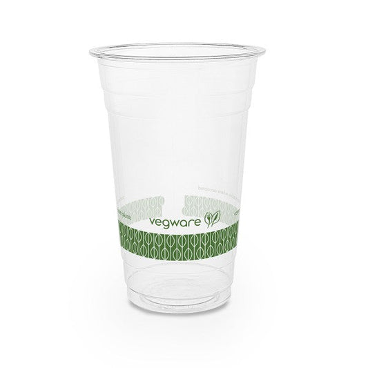 Vegware 20 oz PLA Cold Cup, 96-Series (QTY 1000), SKU R600Y-G
