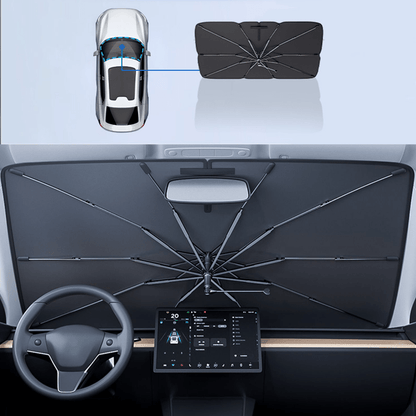 Windshield Sun Shade Umbrella for Tesla Model 3/Y/S/X